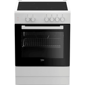 COCINA CON VITROCERAMICA BEKO FSS67000GW 4 ZONAS COCCION BLANCA
