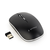 MOUSE ÓPTICO SEM FIO SILENCIOSO GEMBIRD, PRETO
