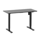 mesa electrica ergonomica altura regulable tablero negro 120x60 color estructura negro control tactil altura desde 68cm-118cm