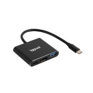iggual Hub tipo C 3 en 1 HDMI USB3.0 PD100W