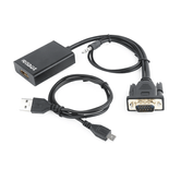ADAPTADOR GEMBIRD VGA PARA HDMI 0,15M COM ÁUDIO DE 3,5MM