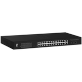 CHAVE NÍVEL UM GEP-2841 POE WEBSMART 24P 10/100/1000 POE 375W + 2 UPLINK SFP + 2 UPLINK RJ45