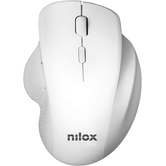 RATON NILOX SEM FIO 3200 DPI 2.4G BRANCO