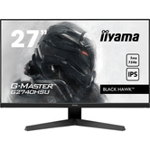 iiyama monitor 27" ete ips-panel gaming, g-master black hawk, freesync, 1920x1080@75hz, 250cd/mâ², hdmi, displayport, 1ms