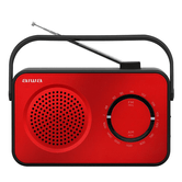 RADIO VINTAGE CON ALTAVOZ AIWA R-190RD AM/FM ALTAVOZ 4" Y JACK 3.5mm DISE??O SOFT TOUCH STYLISH COLOR