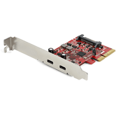 CARTÃO PCIE USB 3.1 GEN 2 DE 2 PORTAS ATÉ 10GBPS - PCIE GEN 3 X4