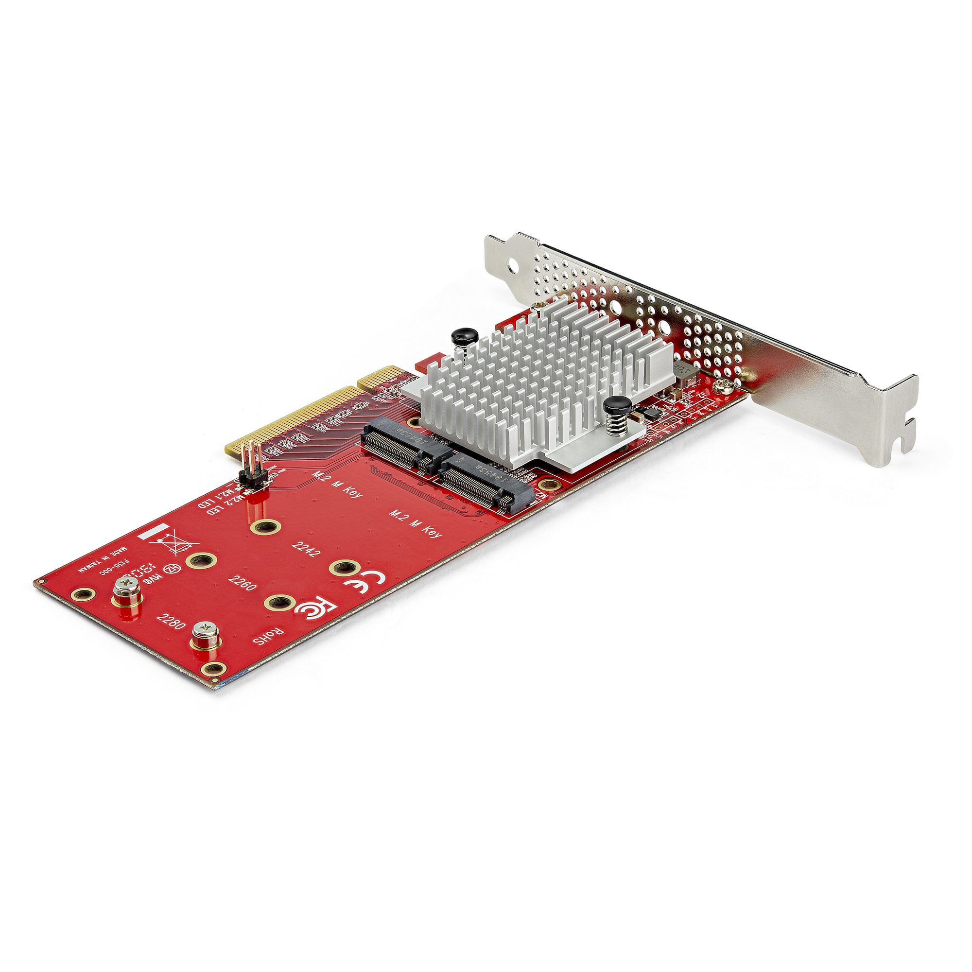 ADAPTADOR X8 DUAL M.2 PCIE SSD PARA PCIE NVME / AHCI M.2 SS DS - PCBox