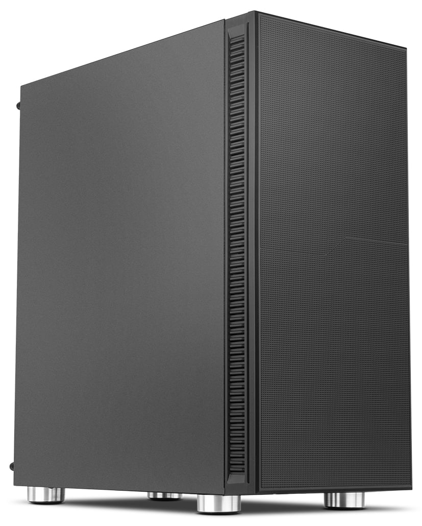 CAJA SEMITORRE/ATX NOX HUMMER VOID S/FUENTE USB3.0 NEGRA - miniatura 4