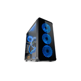 caja semitorre nox hummer tgx rgb negra cristal templado s/f usb 3.0