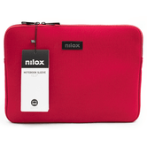 funda portatil nilox 13,3" rojo