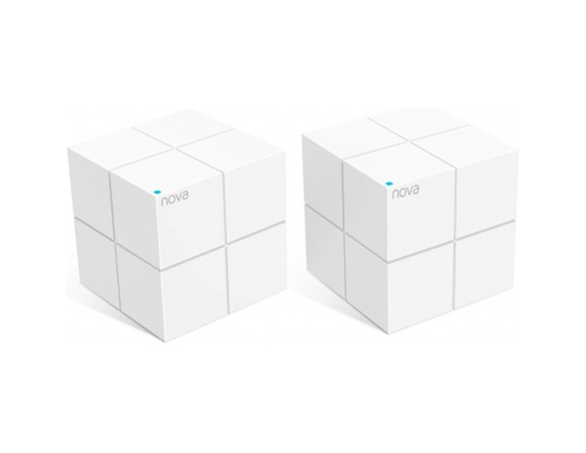 NOVA MW6(2-PACK) tenda nova mw6 mesh router sistema wifi de red en malla  dual band hasta 350 metros de cobertura. mu-mimo. 2 puertos gigabit. plug  and play pack 2