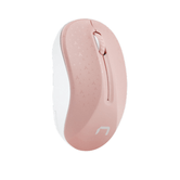 MOUSE SEM FIO NATEC TOUCAN 1600 DPI ÓPTICO ROSA-BRANCO