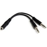 3,5MM 4 PINOS PARA 2X 3 PINOS 3,5MM