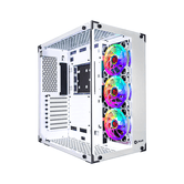 CAIXA TALIUS GAMING CRONOS FROST RGB - BRANCA