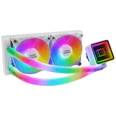 Resfriador MARS GAMING ML-ULTRA240 COMPLETO ARGB BRANCO