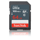 SanDisk Ultra 64GB SDXC Mem Card 100MB/s