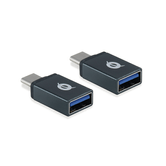 ADAPTADOR USB-C 3.1 MACHO PARA USB 3.0 TIPO A FEMININO OTG 5GB/S PACOTE 2 UDS