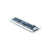 CAJA SSD TOOQ M.2 TQE-2200 USB3.1 GEN NGFF/NVME TRANSPARENTE RGB USB-C