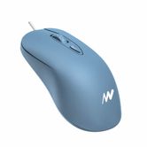 Ratón Netway - Mouse óptico, USB, 2400 dpi, BP700 AZUL