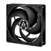 arctic ventilador caja p12 pwm pst negro/negro 120mm (acfan00120a)