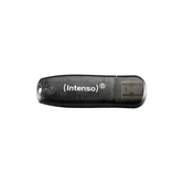 16 GB DE MEMÓRIA REMOVÍVEL INTENSA USB 2.0 RAINBOW LINHA PRETA