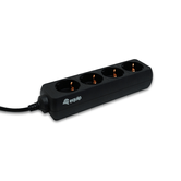 TERMINAL DE 4 SOQUETES EQUIPADO COM CONECTOR IEC320 PARA 4 SCHUKO
