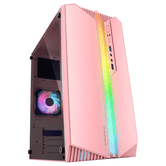 MARS GAMING MC-S1 CAIXA MICROATX COMPACTA ROSA FRENTE ARGB TRASEIRA VENTILADOR FRGB JANELA LATERAL SEM FONTE DE ALIMENTAÇÃO