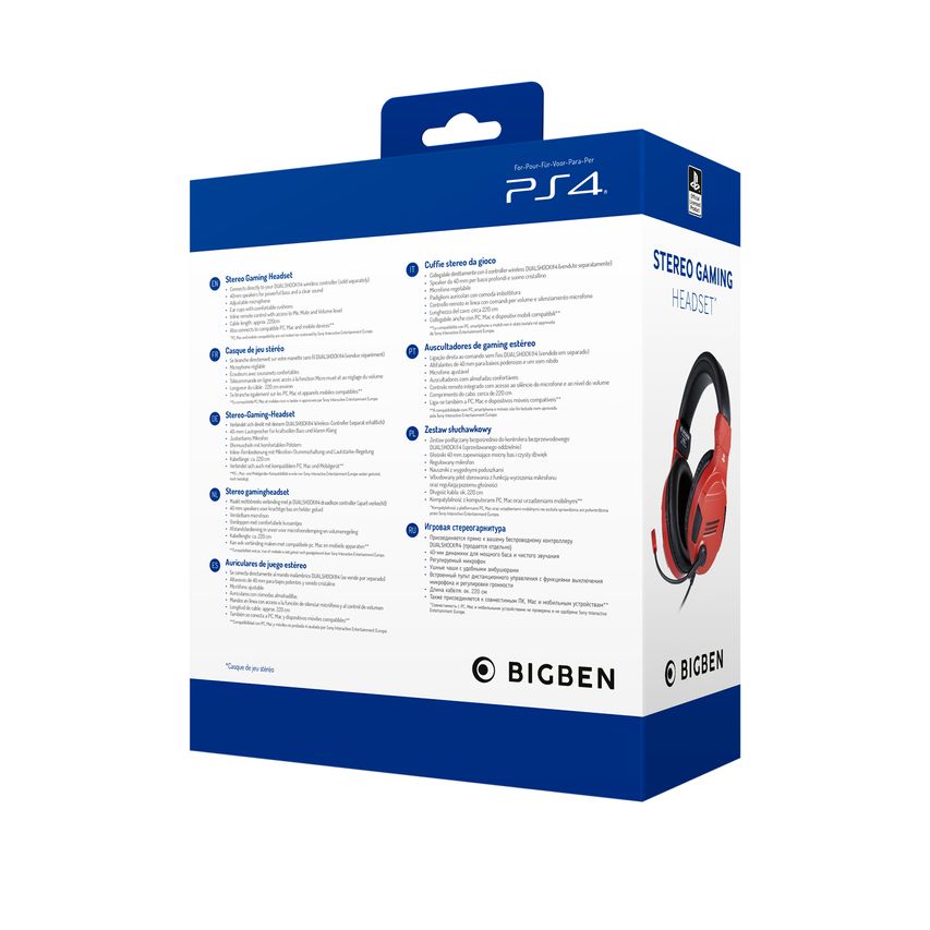 PS4OFHEADSETV3RED