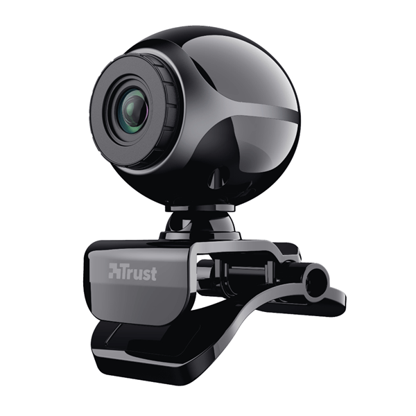 CAMARA WEBCAM TRUST EXIS BLACK/SILVER PCBox