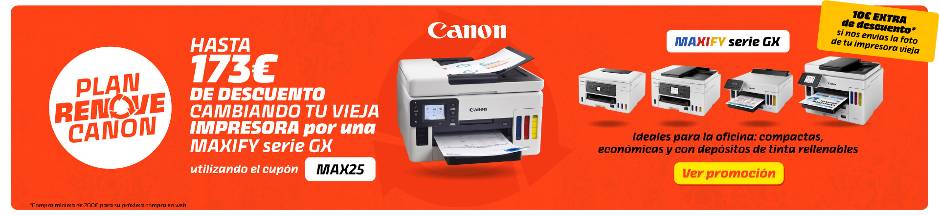 Impresoras multifuncionales Canon Maxify GX