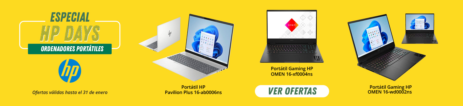 HP DAYS OFERTAS EN PORTÁTIES